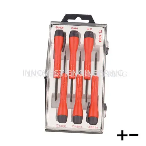 Genius 6 Piece Slotted & Philips Micro-Tech Screwdriver Set