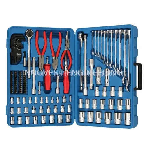 Genius 125 Piece 1/4″, 3/8″ & 1/2″ Drive Tools Set – Metric