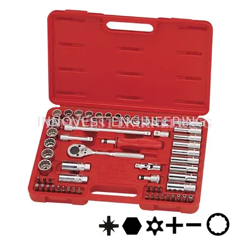 Genius AC-359 59 Piece 3/8″ Drive Hand Socket & Bit Set