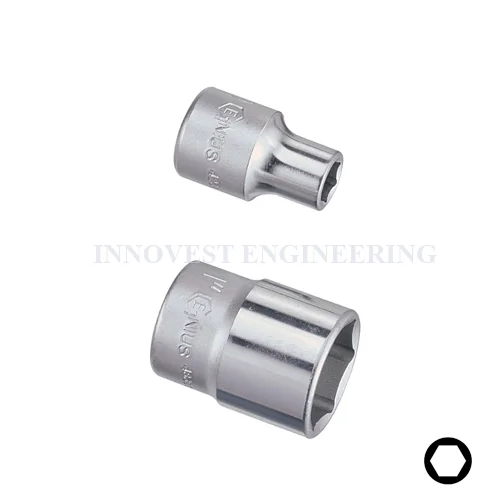 Genius 1/2″ 6 Point Hand Socket – Metric