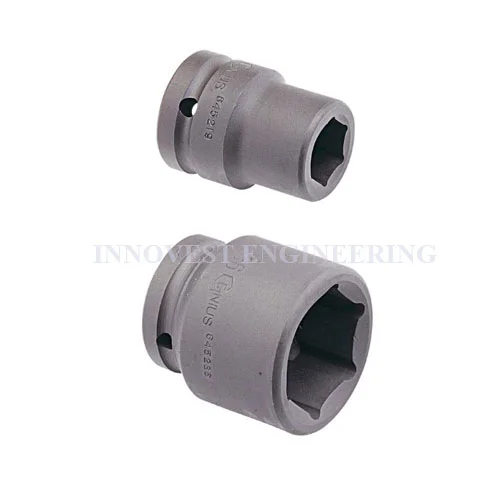 Genius 3/4″ Drive 6 Point Impact Socket – Inches