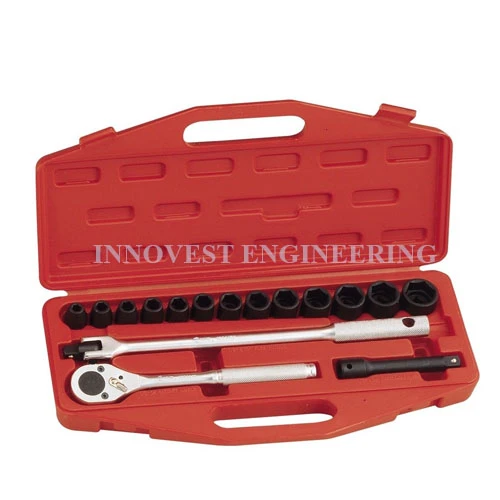 Genius 16 Piece 1/2″ Drive Metric Impact Socket Set