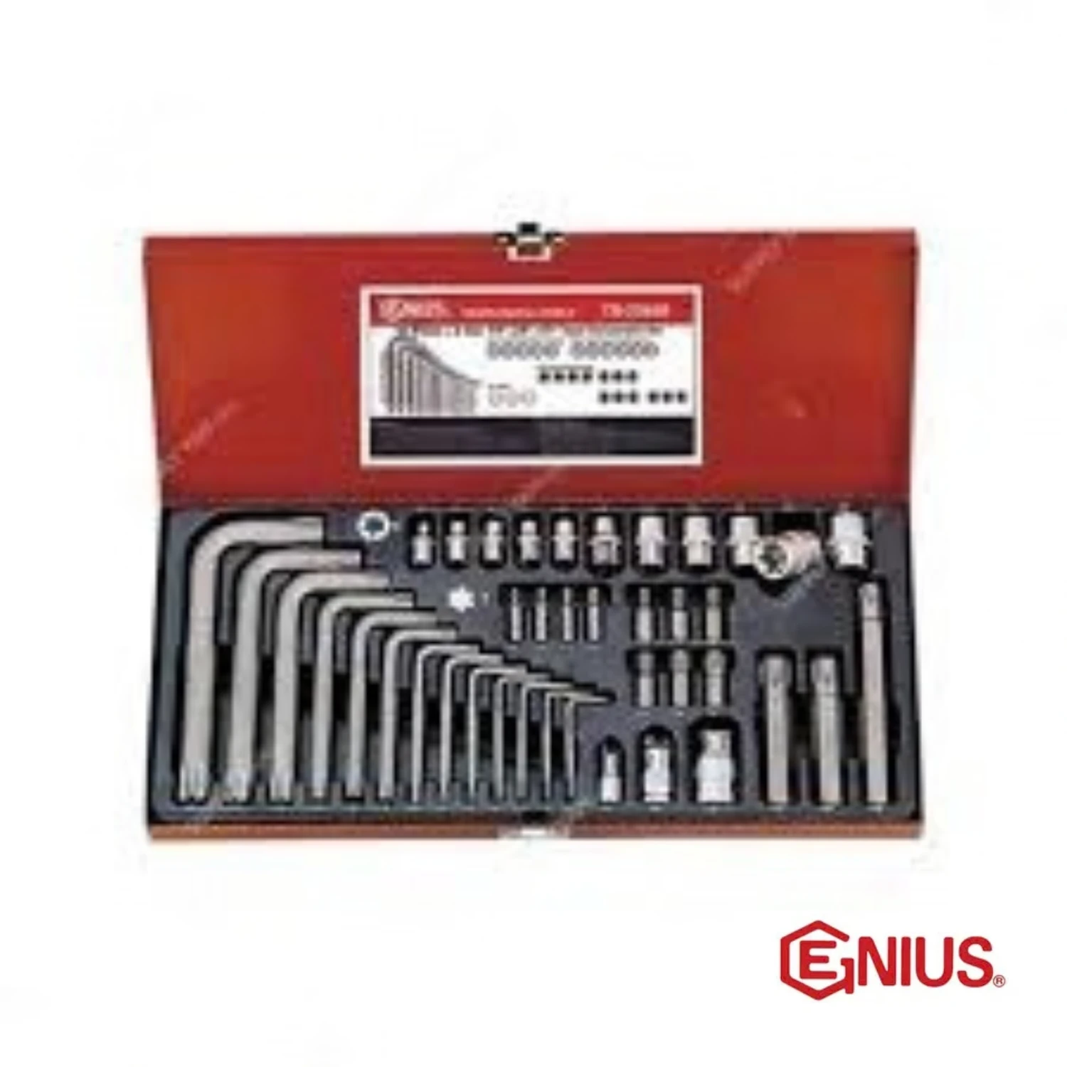 Genius 40 Piece 1/4″, 3/8″ & 1/2″ Drive Star Type Component Set