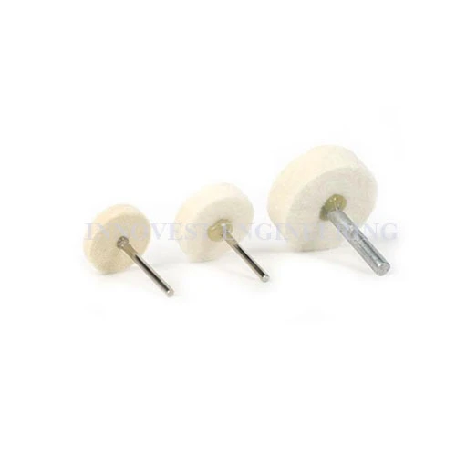 Glitz Flat Non Woven Felt Buffing (White)