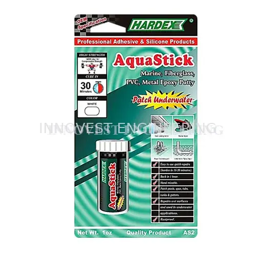 Hardex AS 2 Aqualstick Steel Underwater Epoxy Compound