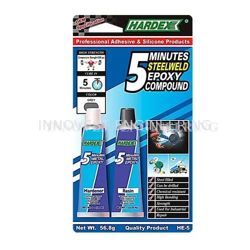Hardex HE 5 5 minutes Metalweld Epoxy Compound