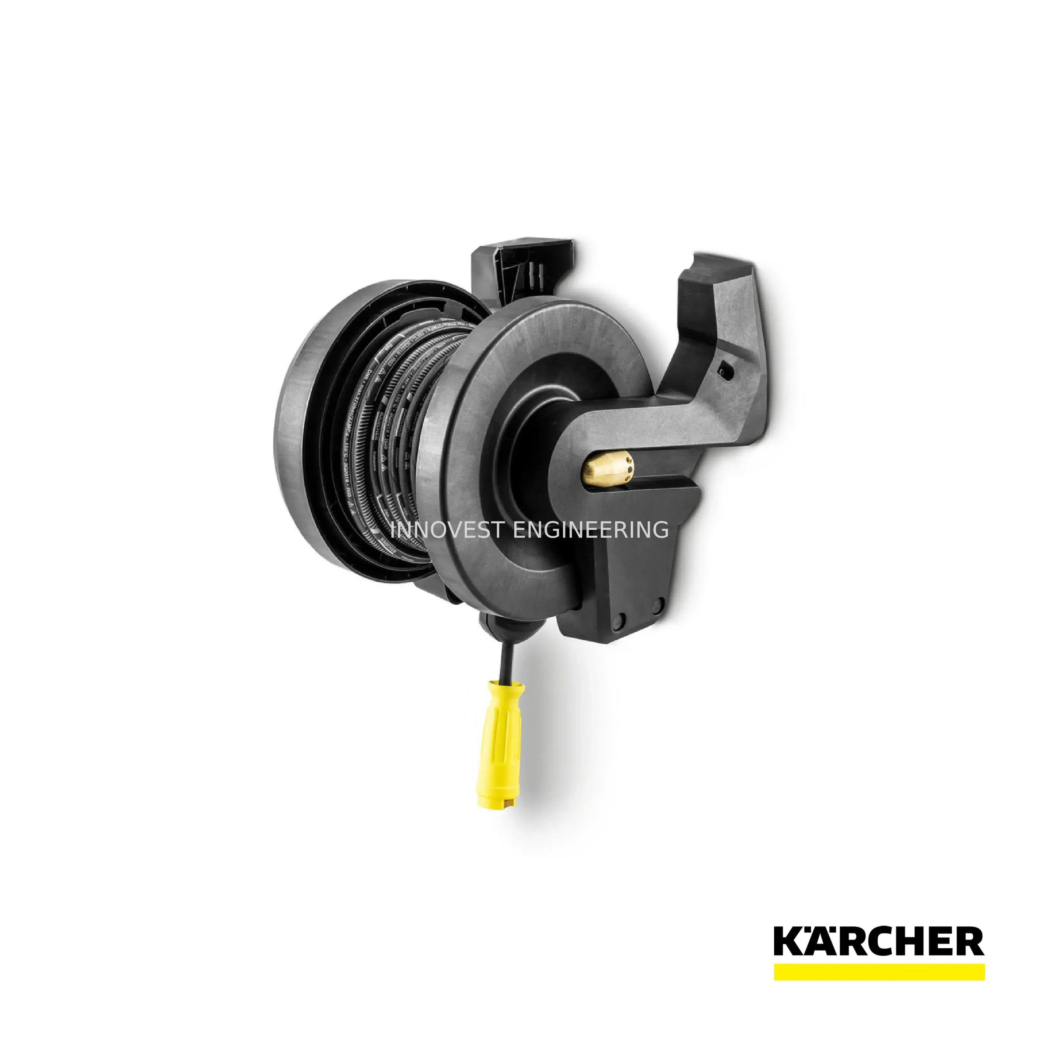 Karcher Automatic Plastic Hose Reel Incl. High-pressure Hose, 15 M