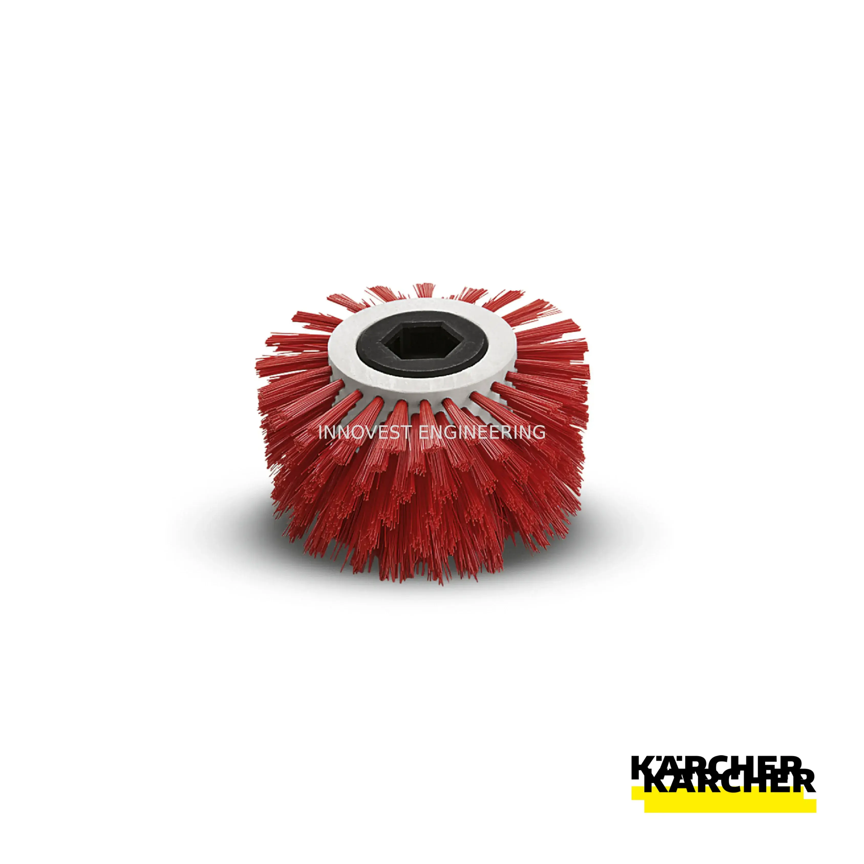 Karcher Corner Brush, Medium, Red, 170 Mm