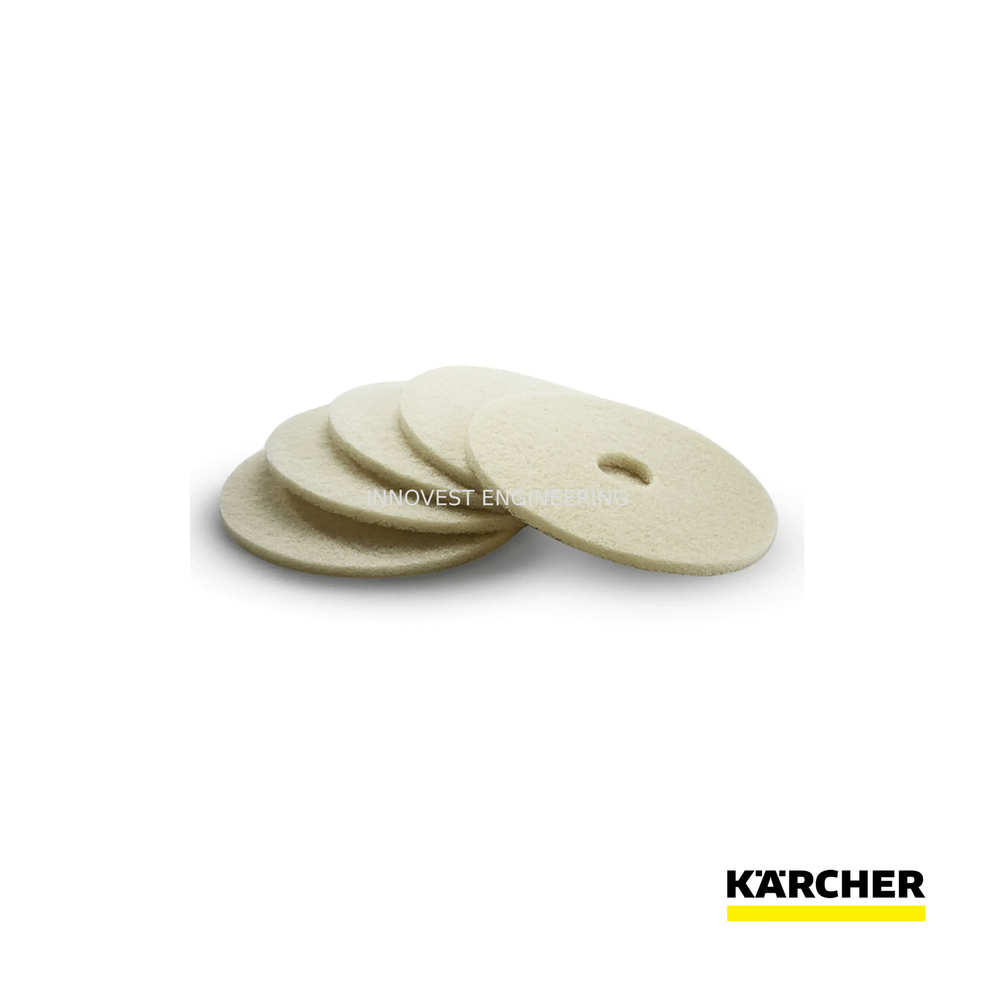 Karcher Natural Hair Pad, Soft, Natural, 432 Mm, 5 Piece(s)