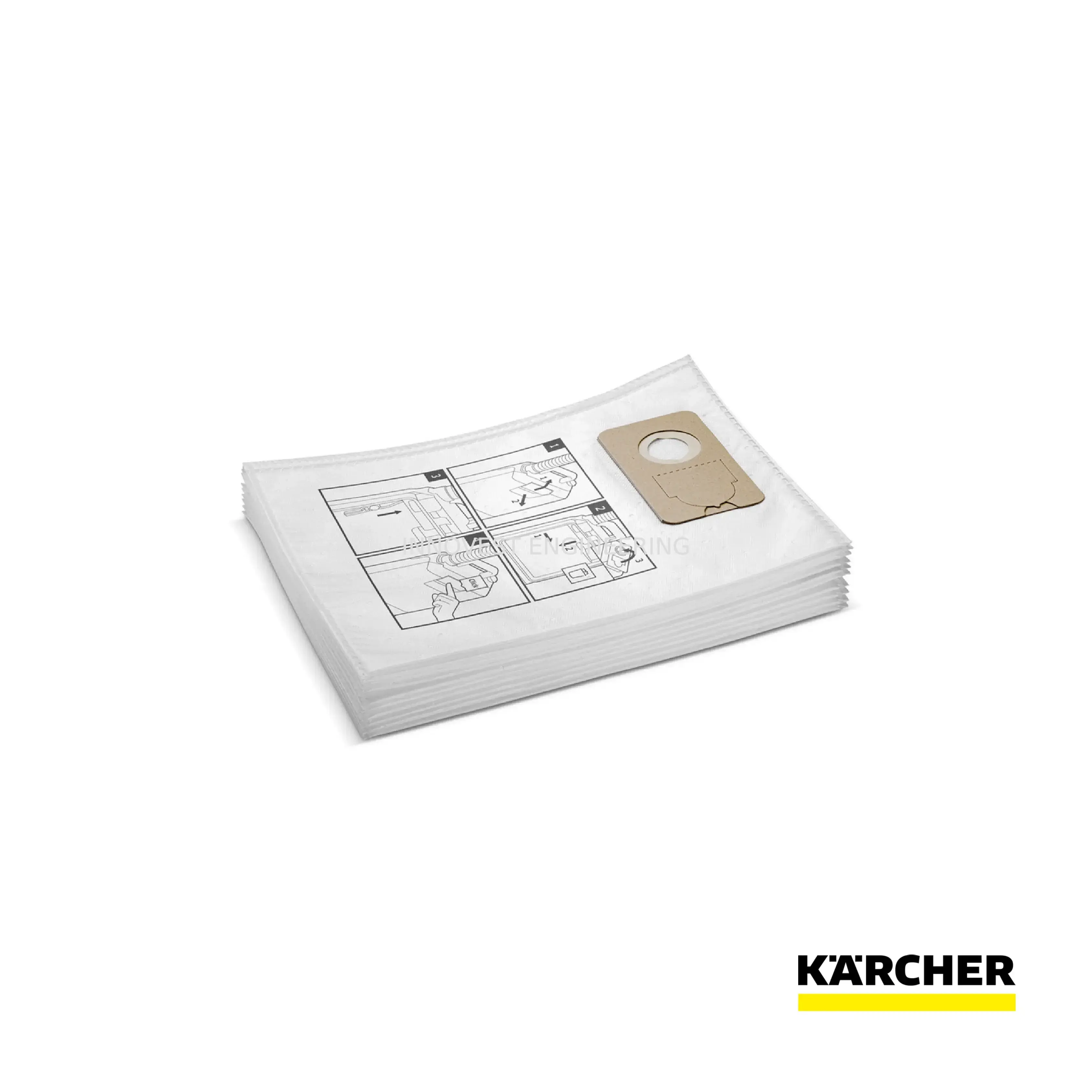 Karcher Fleece Filter Bags, 10 Piece(s), Cv 30/2 Bp