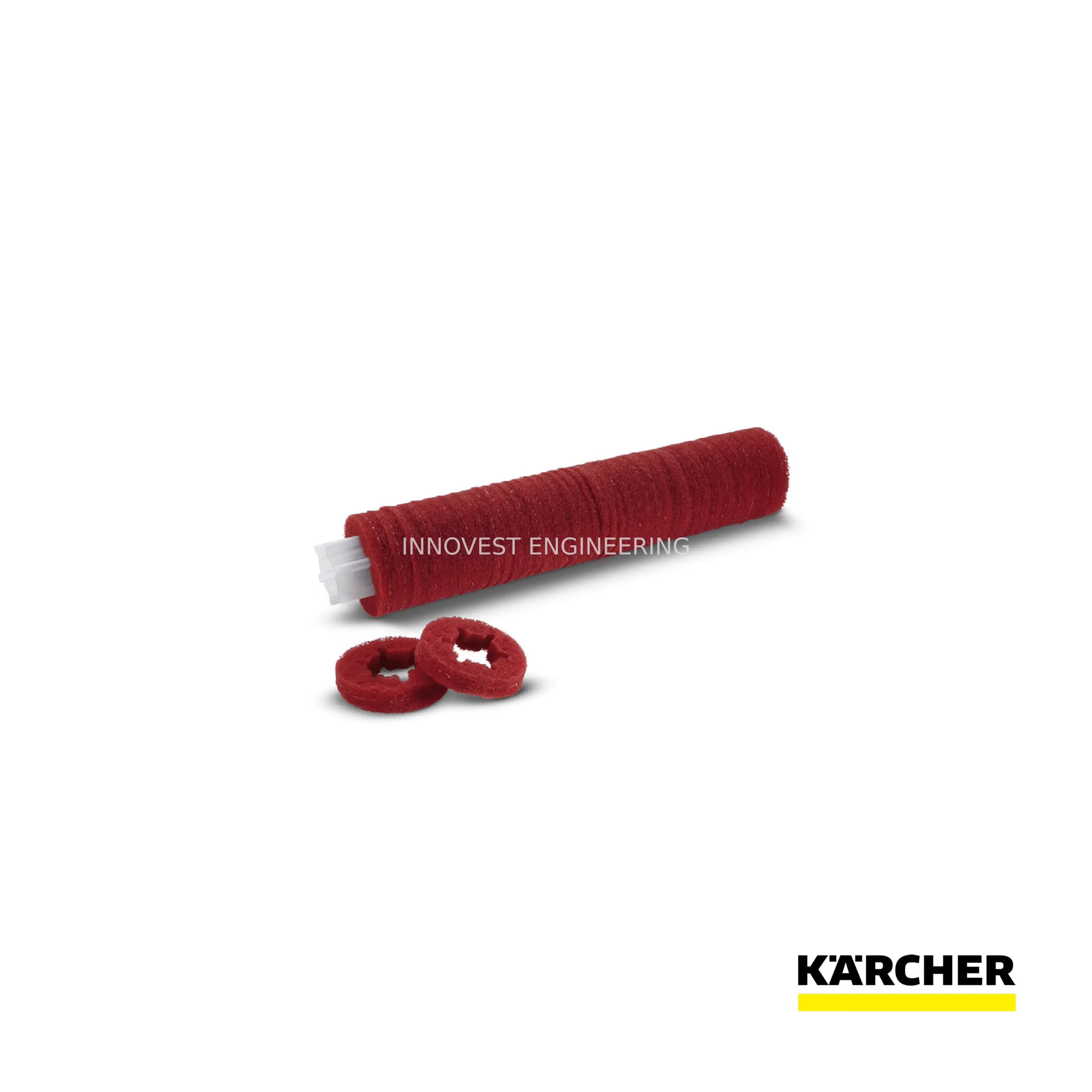 Karcher Roller Pad On Sleeve, Medium, Red, 350 Mm