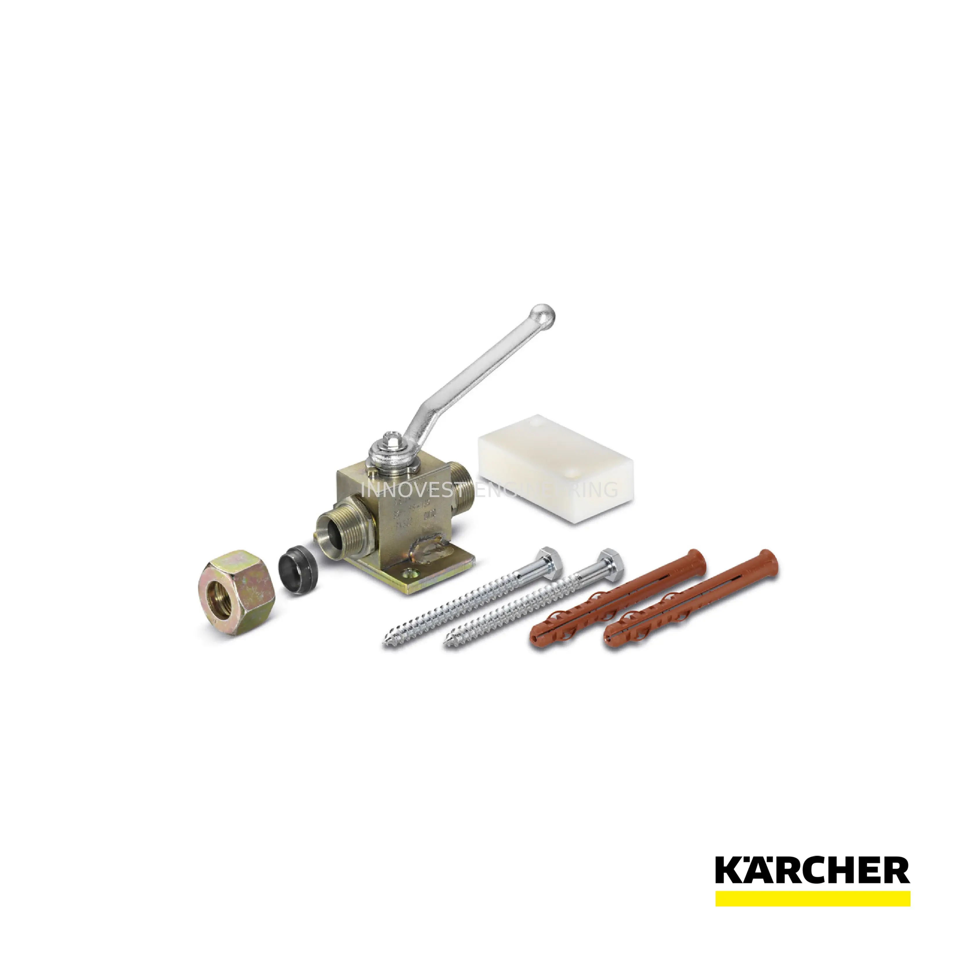 Karcher Shut-off Valve, Galvanised Steel
