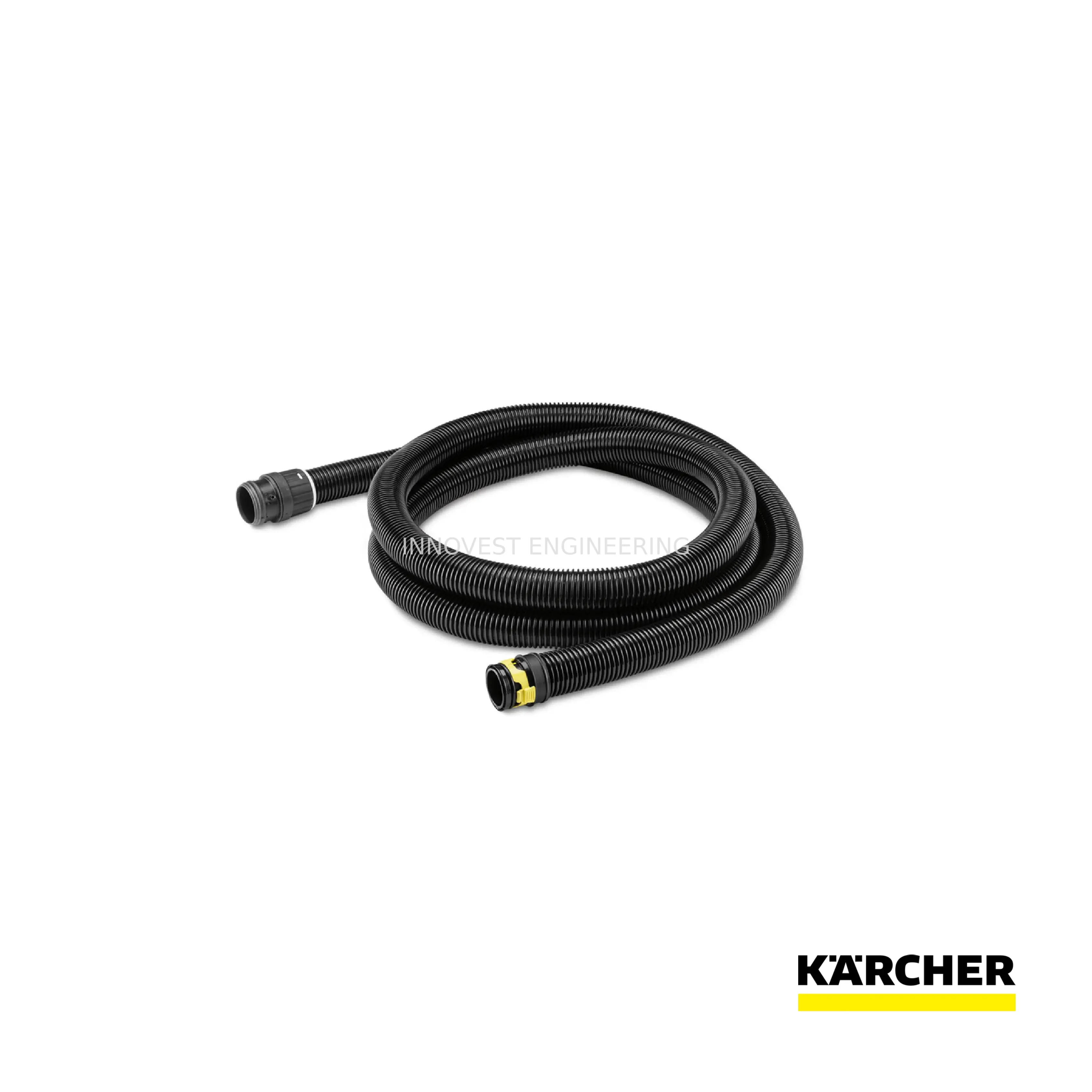 Karcher Suction Hose, Nt, Dn 40, Length 4 M, Electrically Conductive, Clip 2.0, Bayonet 2.0, Certified For Zone 22
