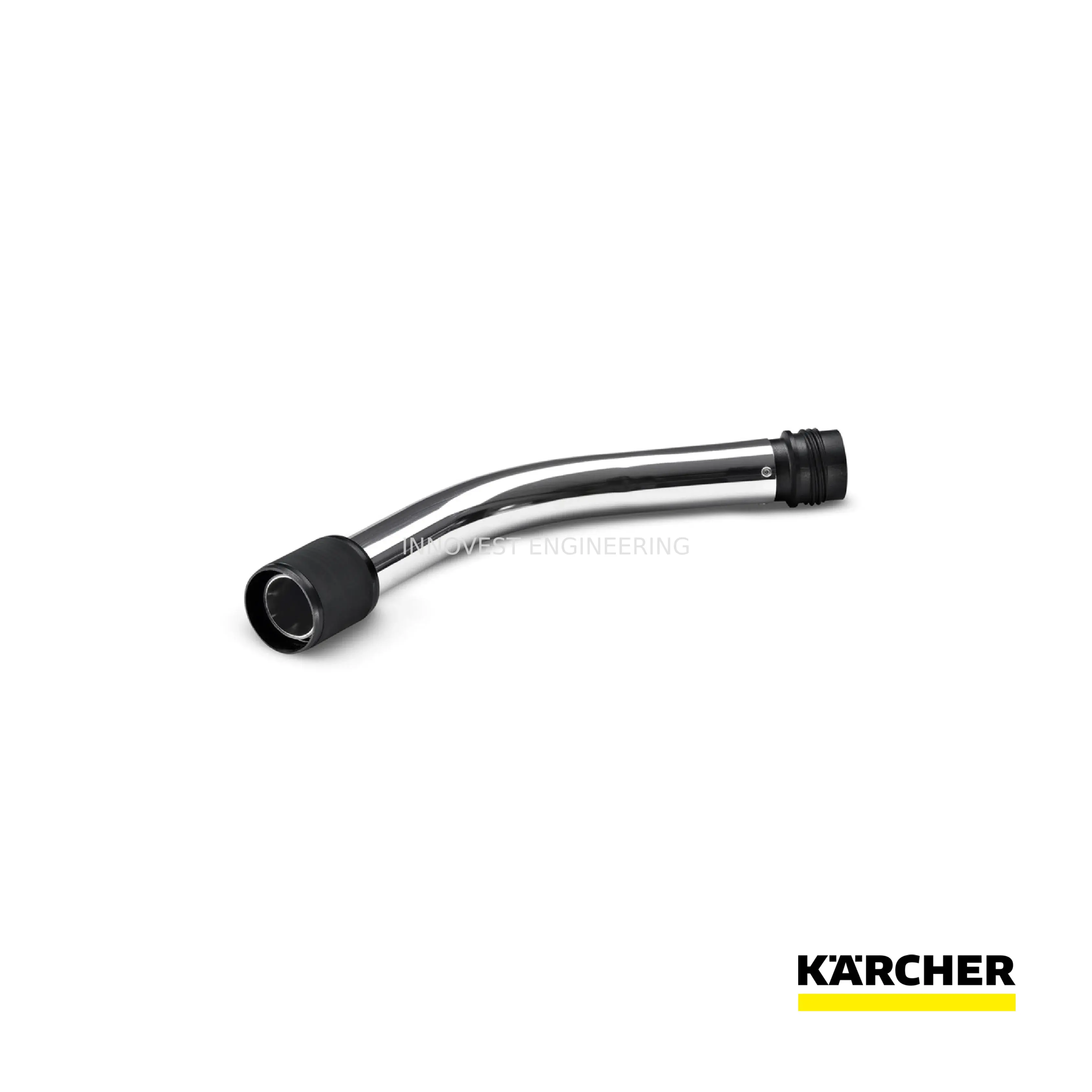 Karcher Unique Bend, Nt Safety Vacuum Cleaner, Dn 40, Chrome-plated Metal, Threaded Ring At Hose End, Union Nut At Accessory End