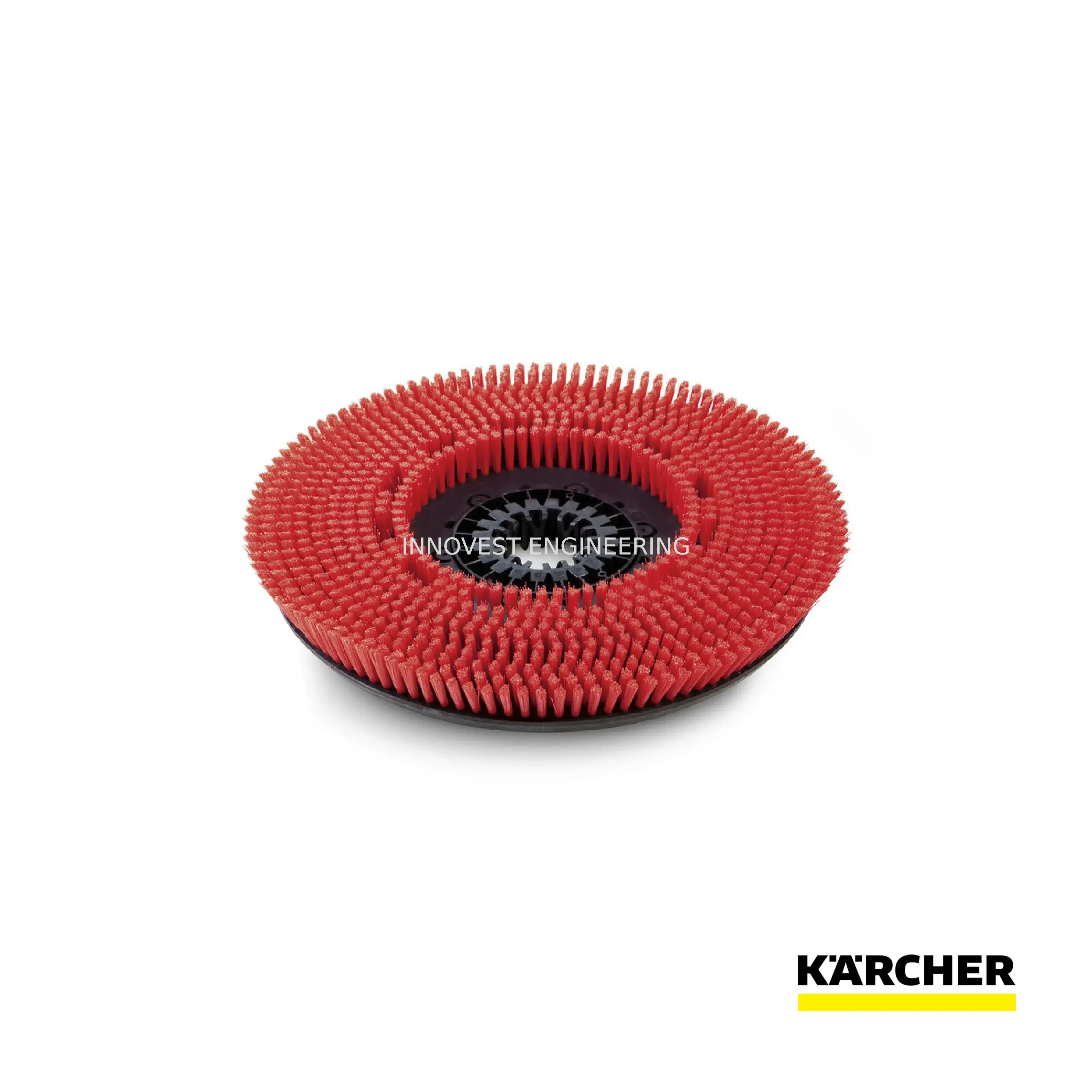Karcher Disc Brush, Medium, Red, 510 Mm