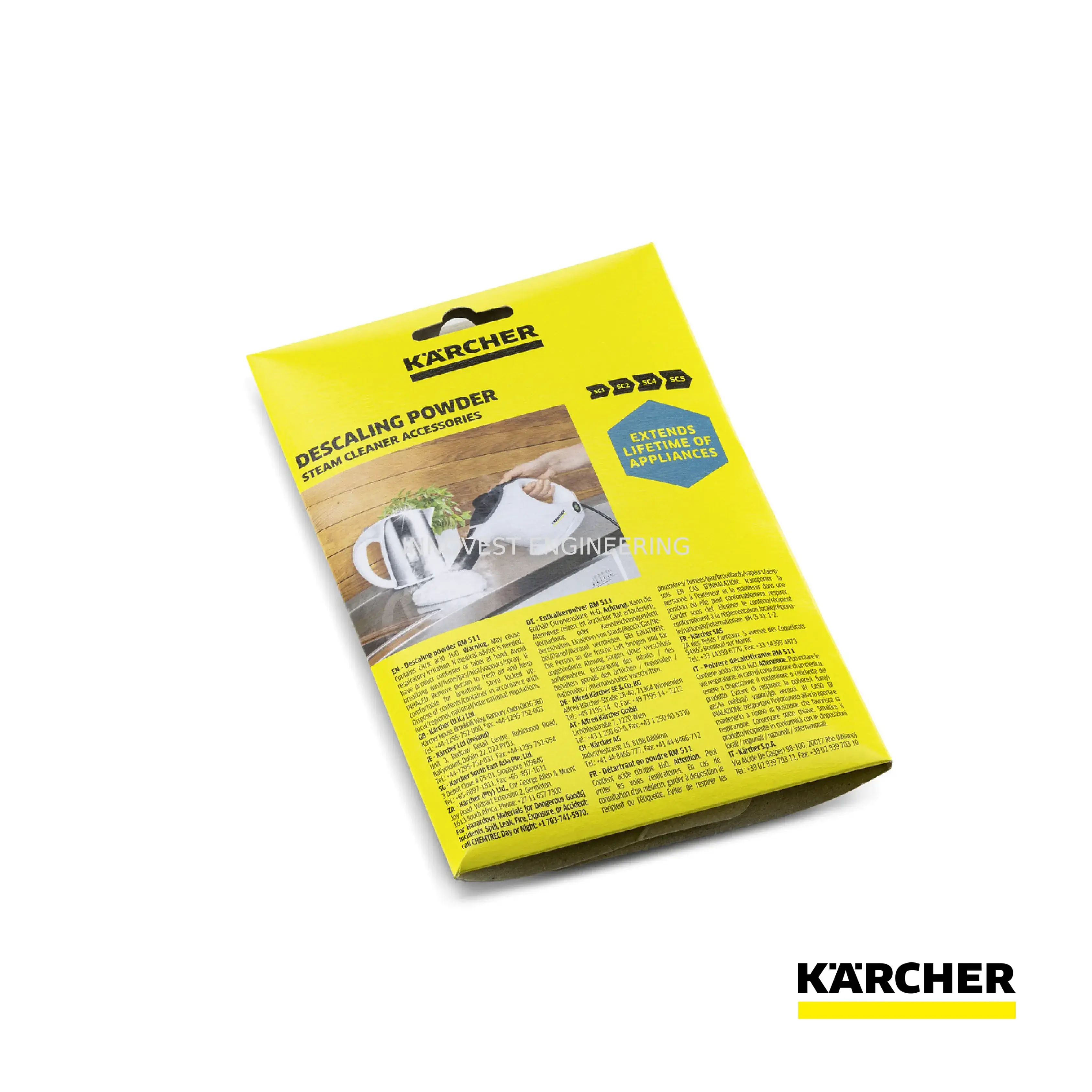 Karcher Descaling Powder Rm 511 (6 X 17 G), 17g
