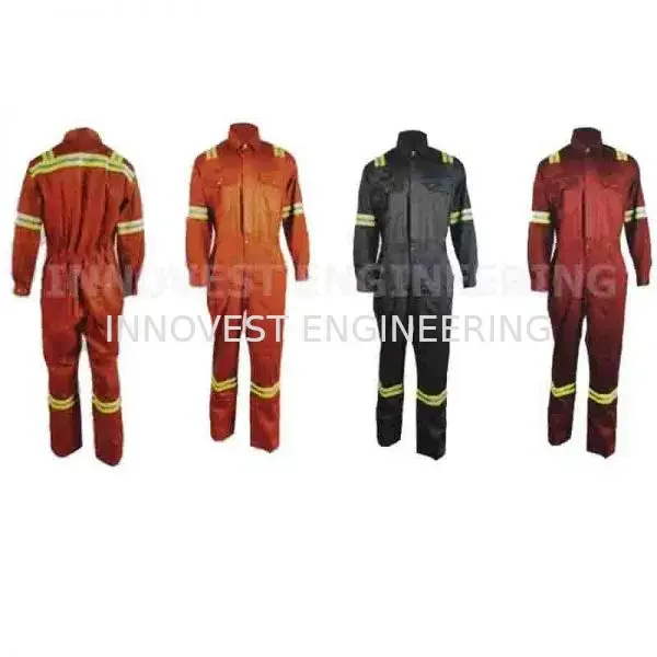 100% Cotton Fire Retardant Coverall C/W Reflector