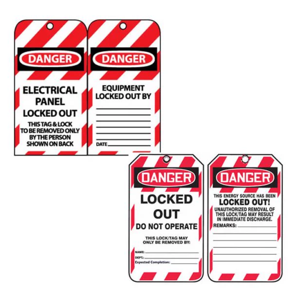 Safety Lockout Tag