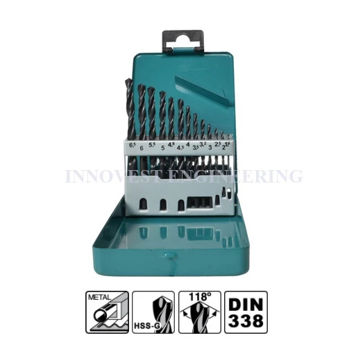 Makita 13pcs HSS-G Metal Drill Bit Set