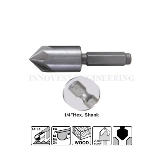 Makita Countersink Bit with Seven Cutting Edges