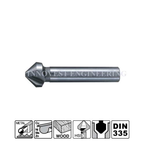 Makita Countersink Bit with Three Cutting Edge - Straight Shank