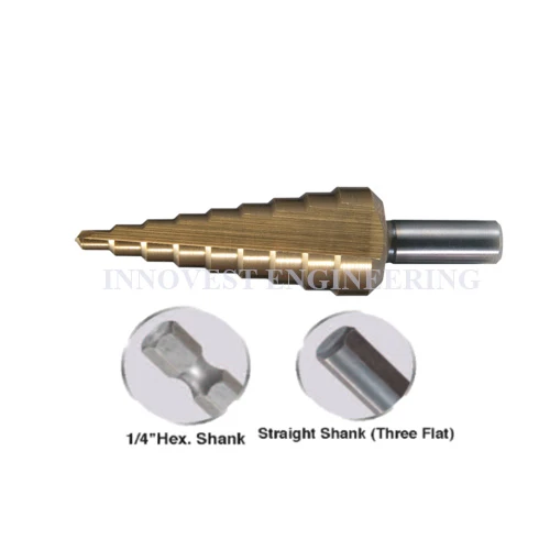 Makita Straight Flute With Titanium Coating Step Drill Bit