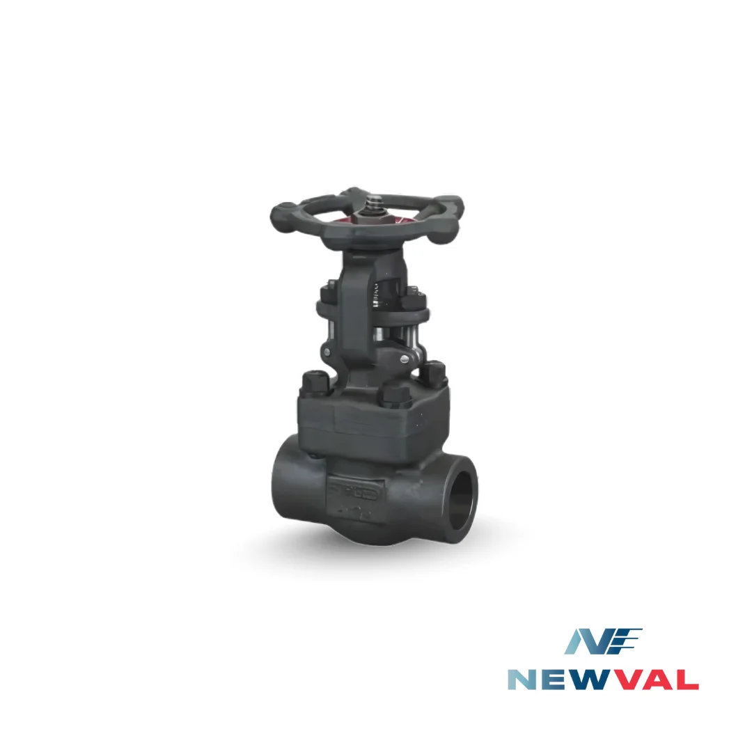 NEWVAL  GL209 FORGED STEEL A105 GLOBE VALVE, 800#, NPT