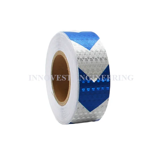 Arrow Reflective Adhensive Tape (Blue White)
