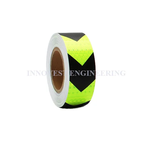 Arrow Reflective Adhensive Tape (Green Black)