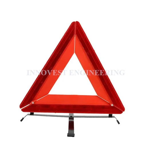 Triangle Sign With Plastic Case