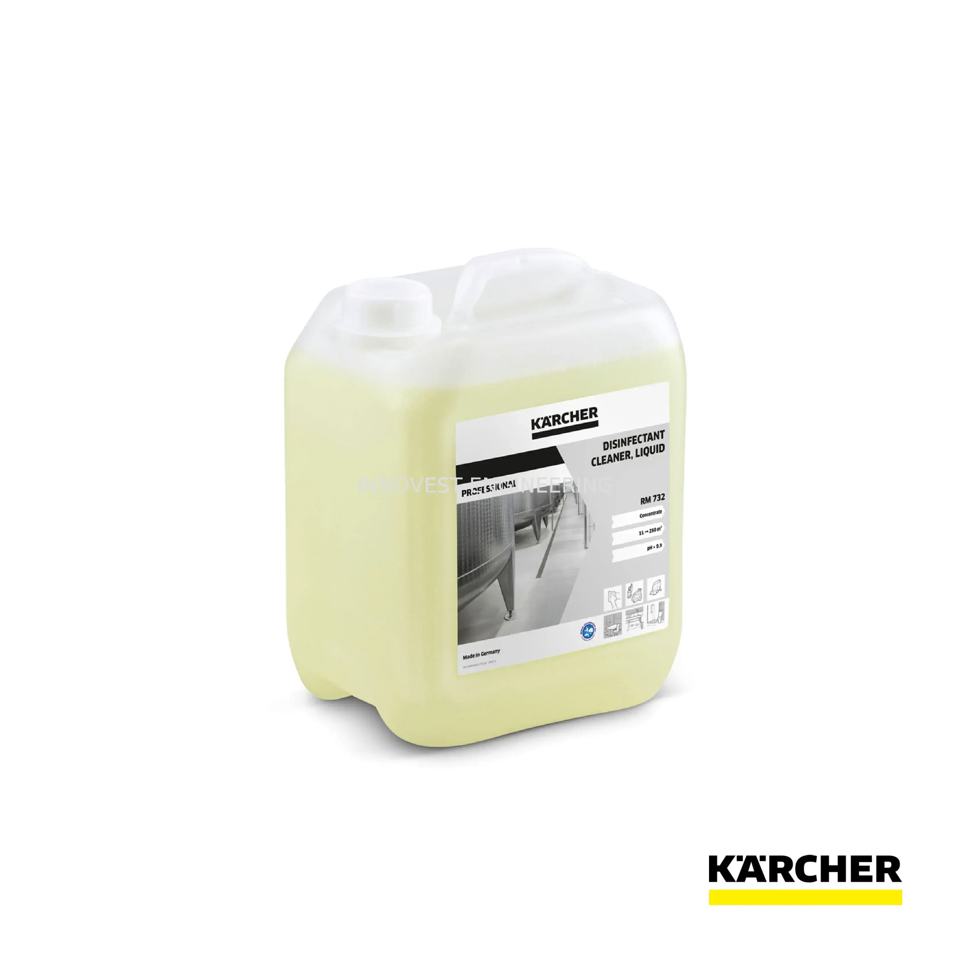 Karcher Disinfectant Cleaner, Liquid Rm 732, 5l