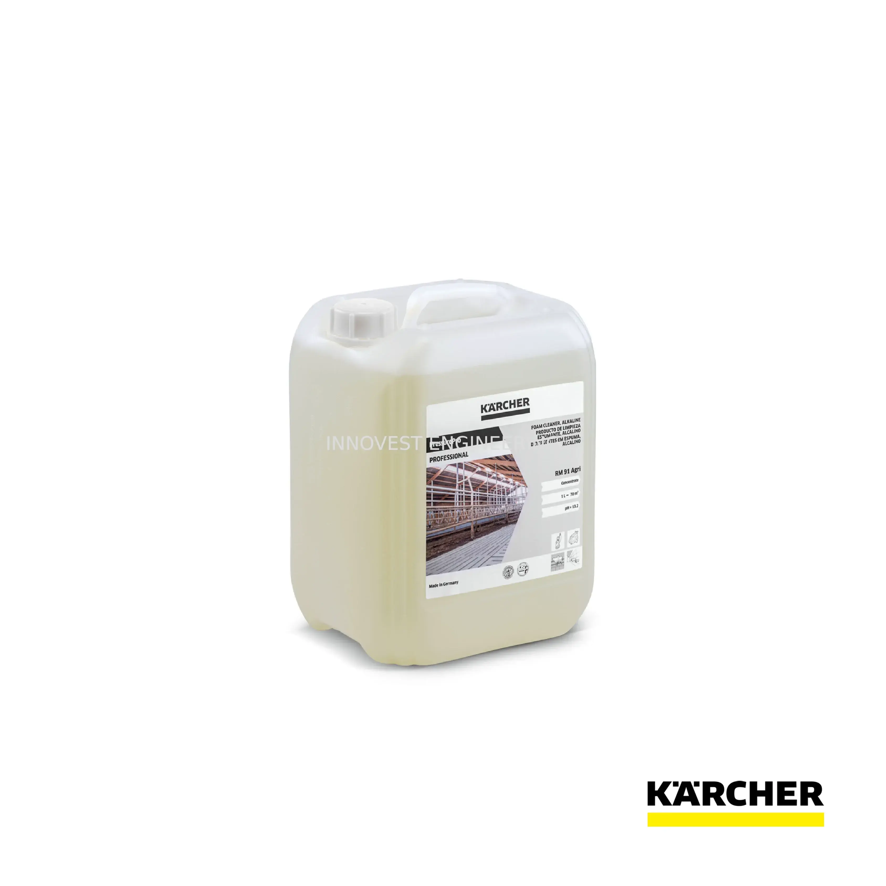 Karcher Pressurepro Foam Cleaner, Alkaline Rm 91 Agri, 10l