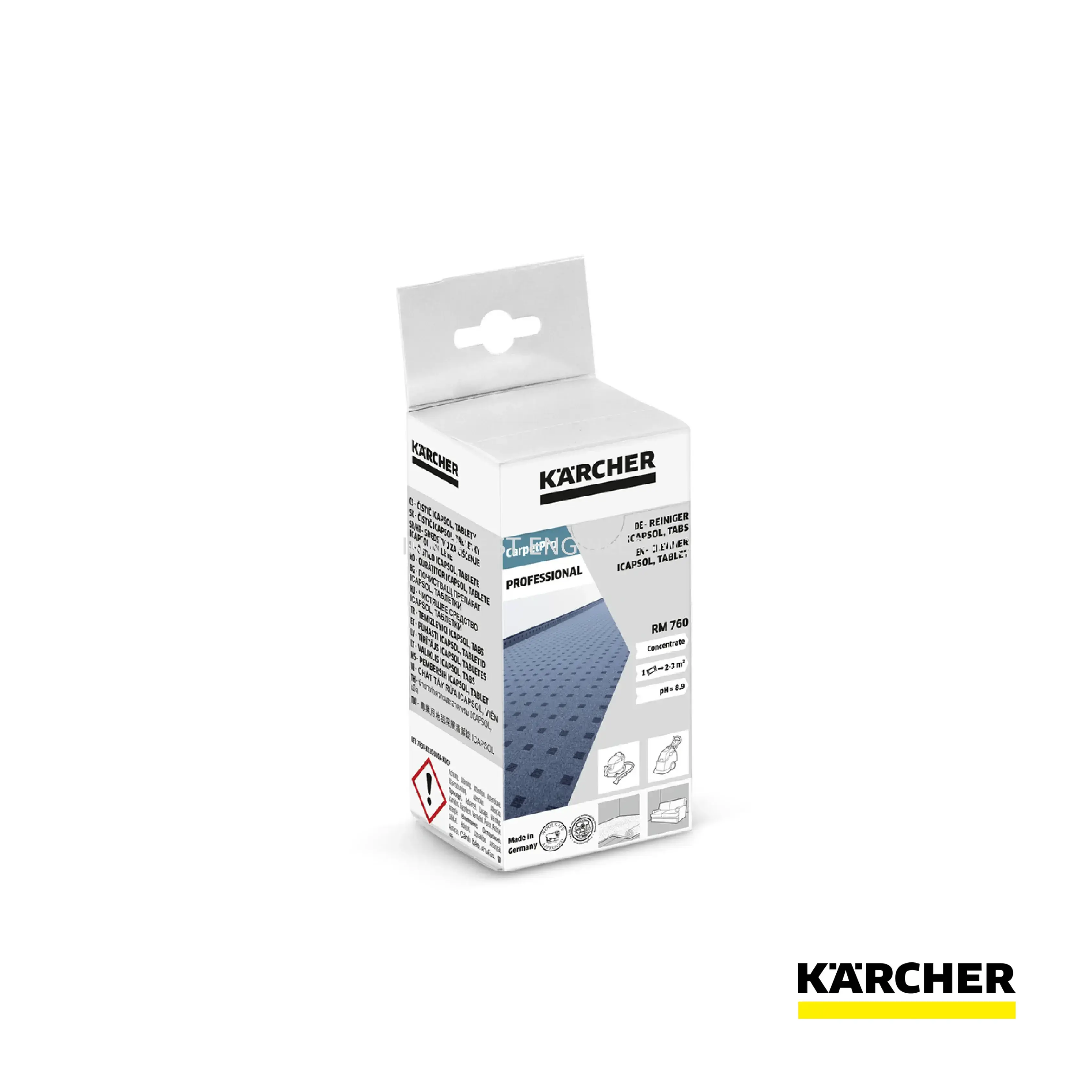 Karcher Carpetpro Cleaner Icapsol, Tablet Rm 760, 16tablets