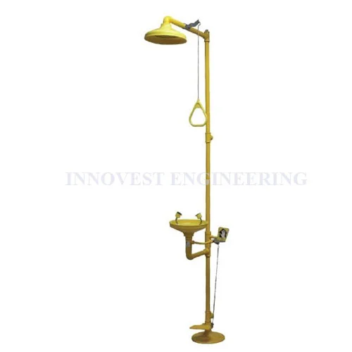 Emergency Shower & Eyewash ABS Plastic with Foot Pedal