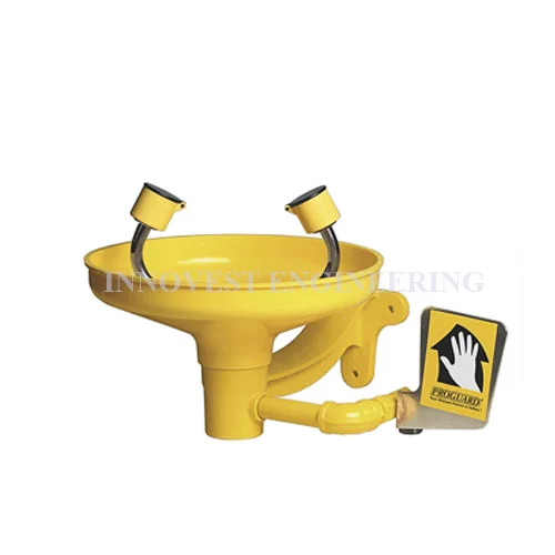 Wall Mount Eyewash with ABS Bowl