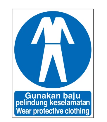 Mandatory Signs – Wear Protective Clothing