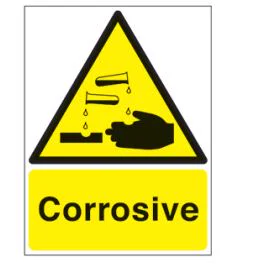 Warning Signs – Corrosive