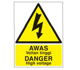 Warning Signs – DANGER High Voltage