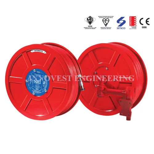 Sri HRS038-MS-722-FS Fire Hose Reel Complete Set
