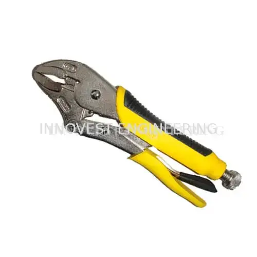 Stanley Curved Jaw Locking Pliers with Bi-Material Handle