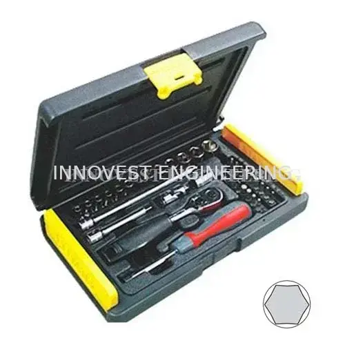 Stanley 89-033 35-Piece 1/4″ Drive Socket Set