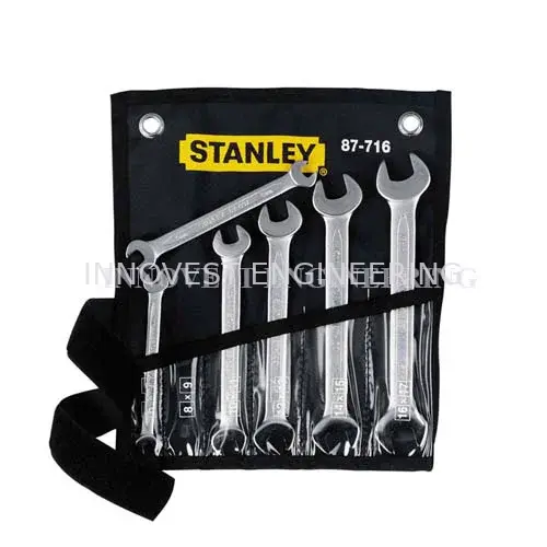 Stanley 87-716-1 6pcs Double Open End Wrench Set – Metric