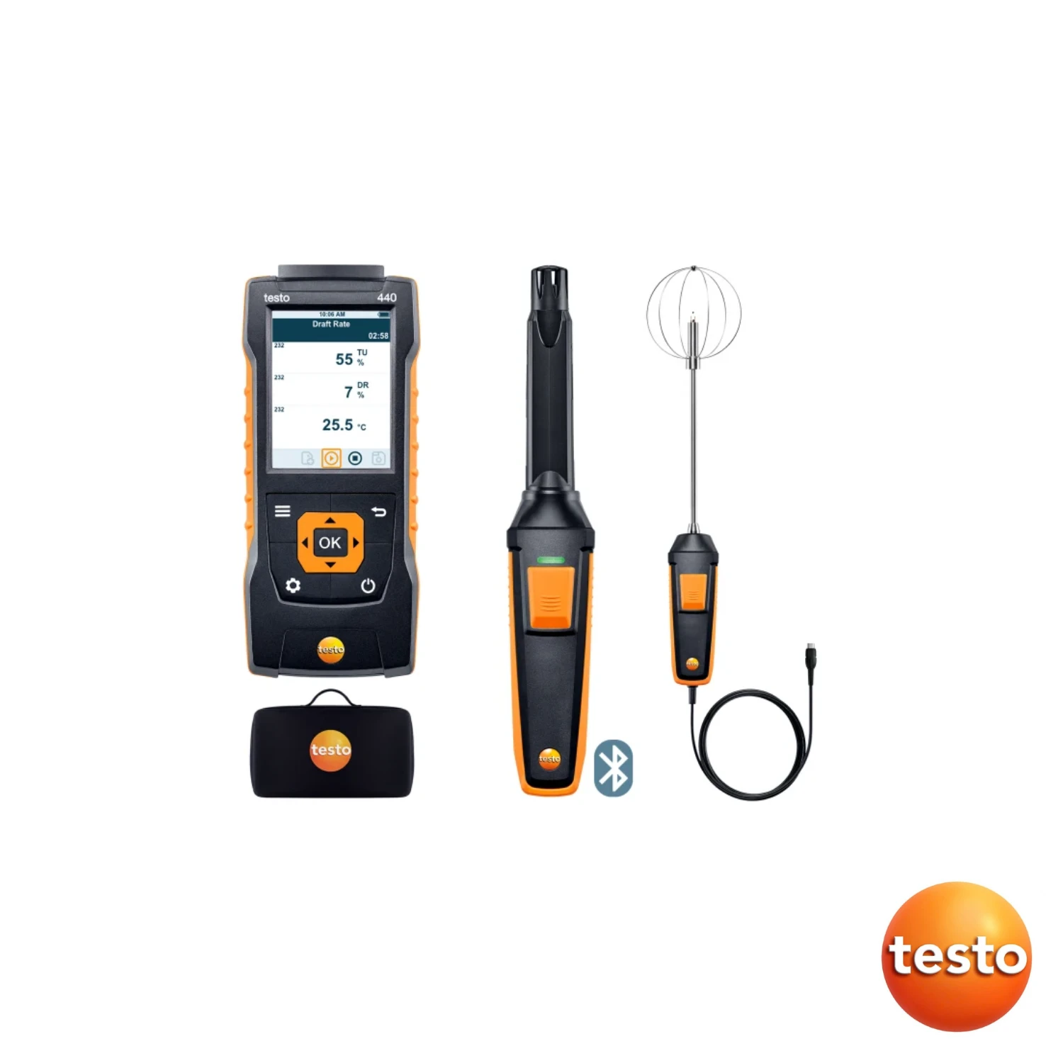 Testo 440 Indoor Comfort ComboKit with Bluetooth
