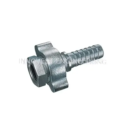 Hose Stem with Wing Nut & Female Spud Ground Joint Couplings