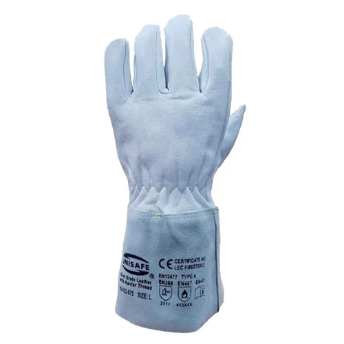 12″ Uni Safe Premium Goat Skin TIG Glove with Kevlar Thread