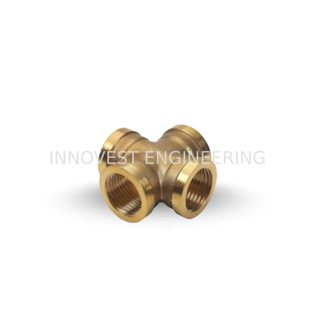 Brass Female Cross