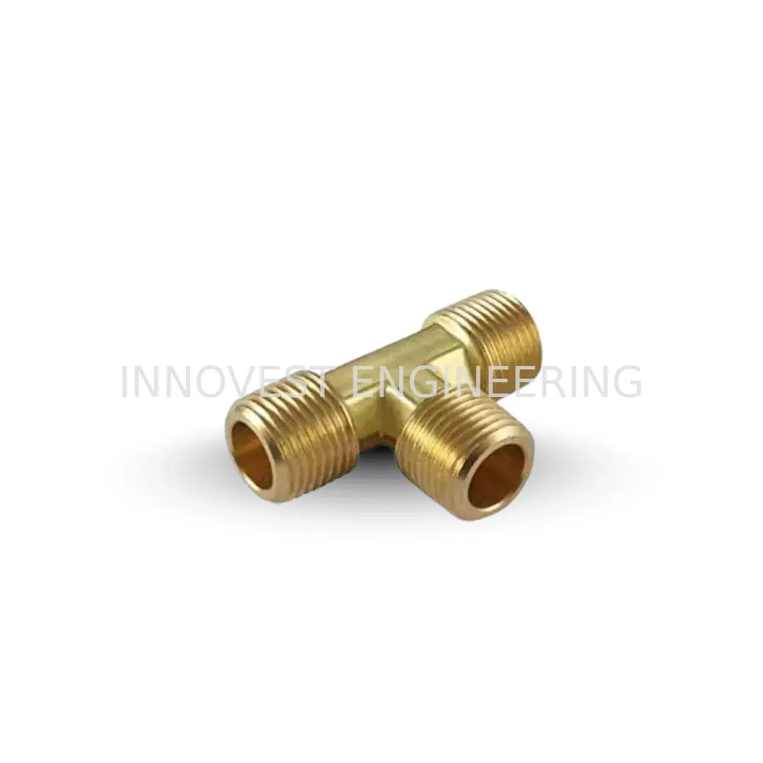 Brass Male Tee