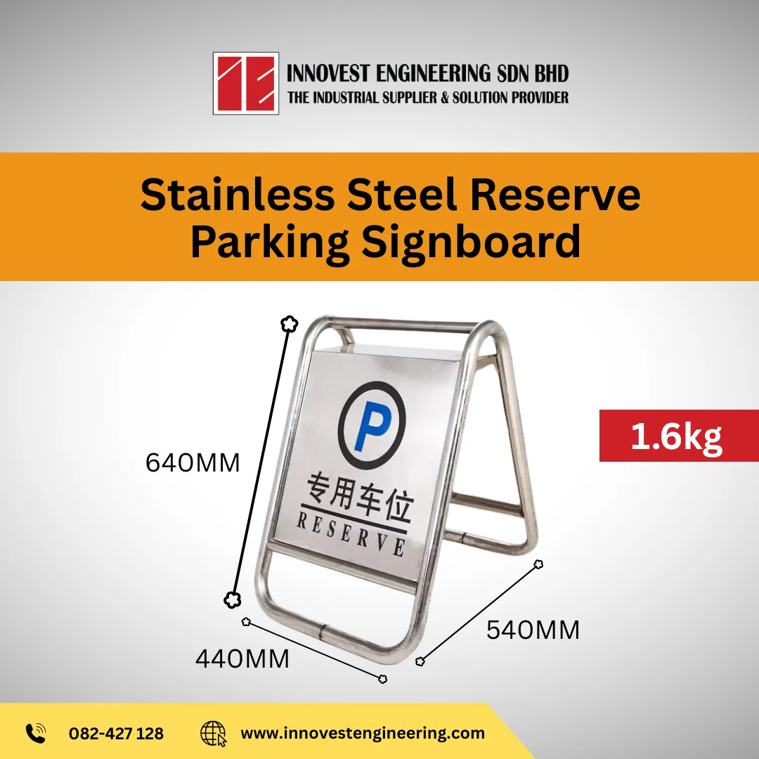 Stainless Steel Reserve Parking Signage