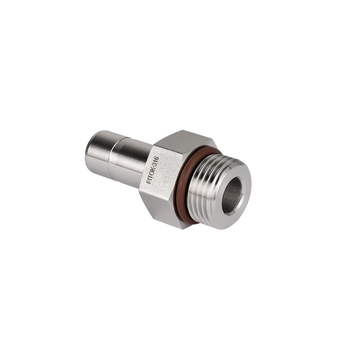 FITOK Male Adapters (SAE/MS Straights (ST), Fractional Tube)
