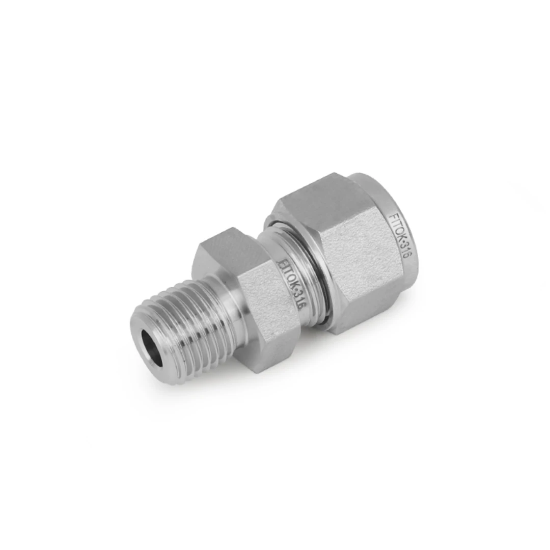 FITOK Male Connectors (ISO Parallel (BP), Metric Tube)